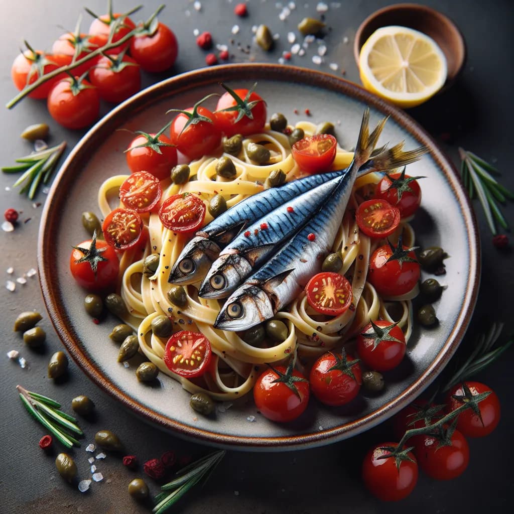 Mediterranean Sardine Pasta