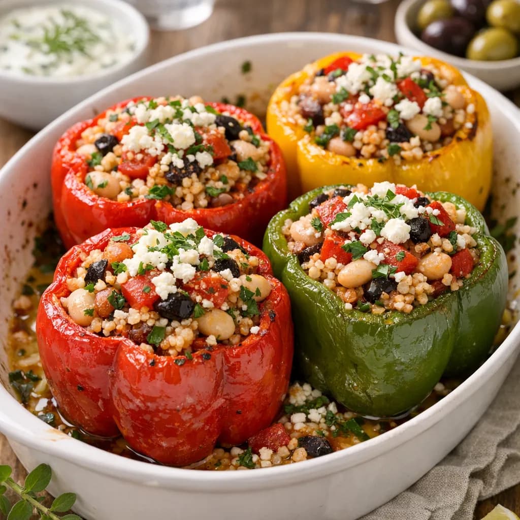 Mediterranean Stuffed Peppers
