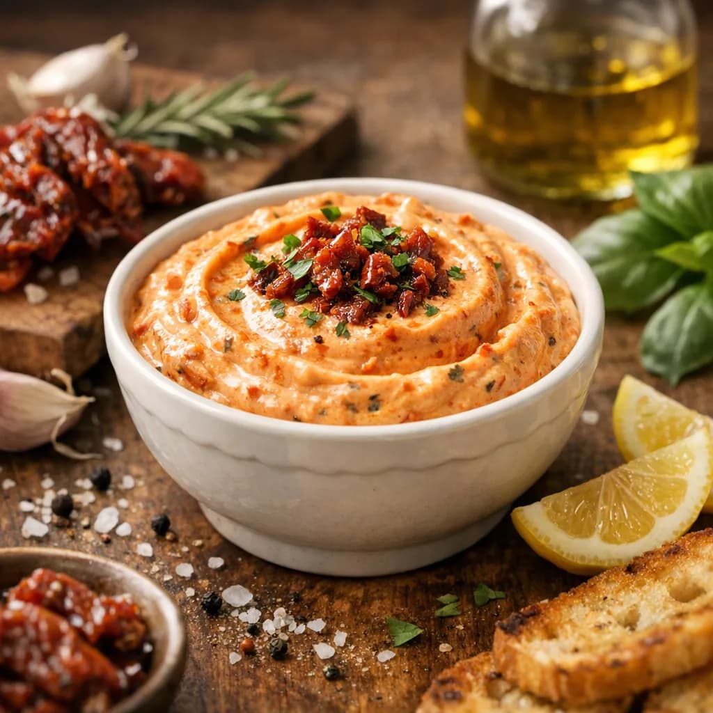 Mediterranean Sun-Dried Tomato Aioli