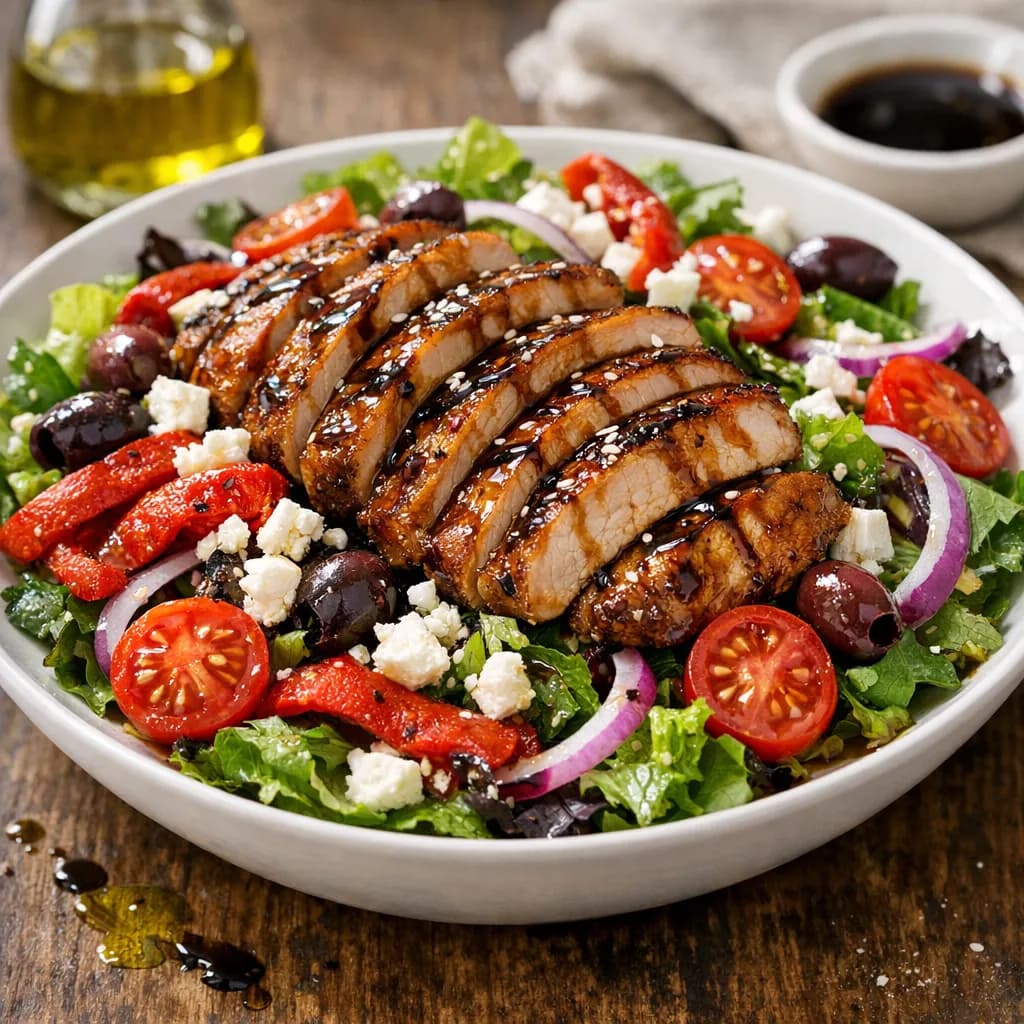 Mediterranean Teriyaki Chicken Salad