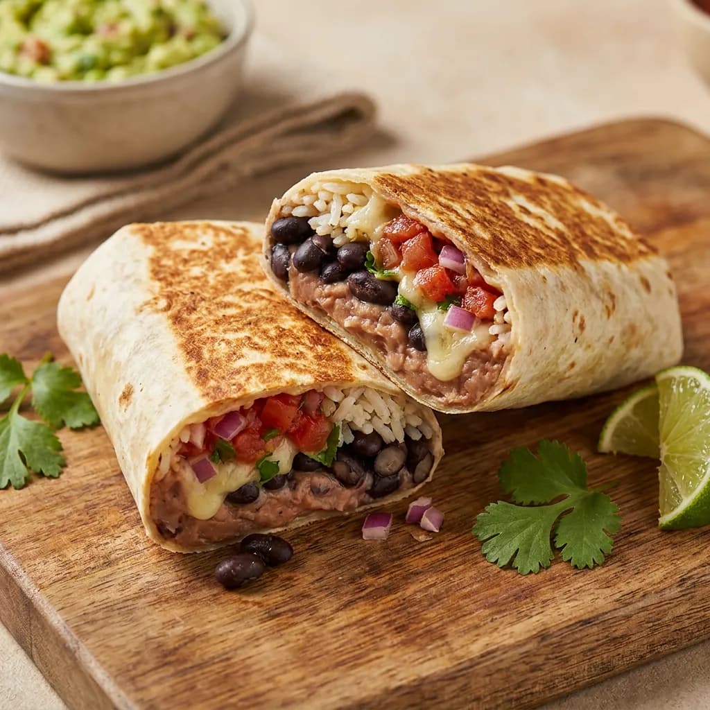 Mexican Bean and Cheese Burrito