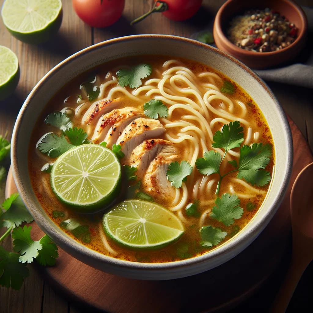 Mexican Chicken Noodle Soup