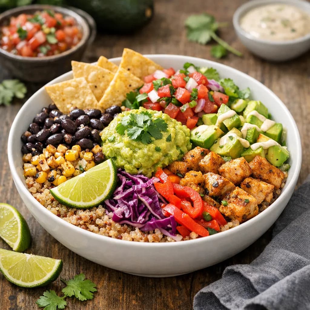 Mexican Quinoa Fiesta Bowl