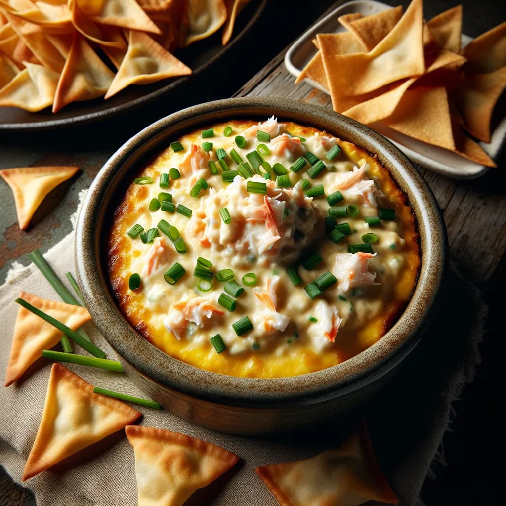 Microwave Crab Rangoon Dip