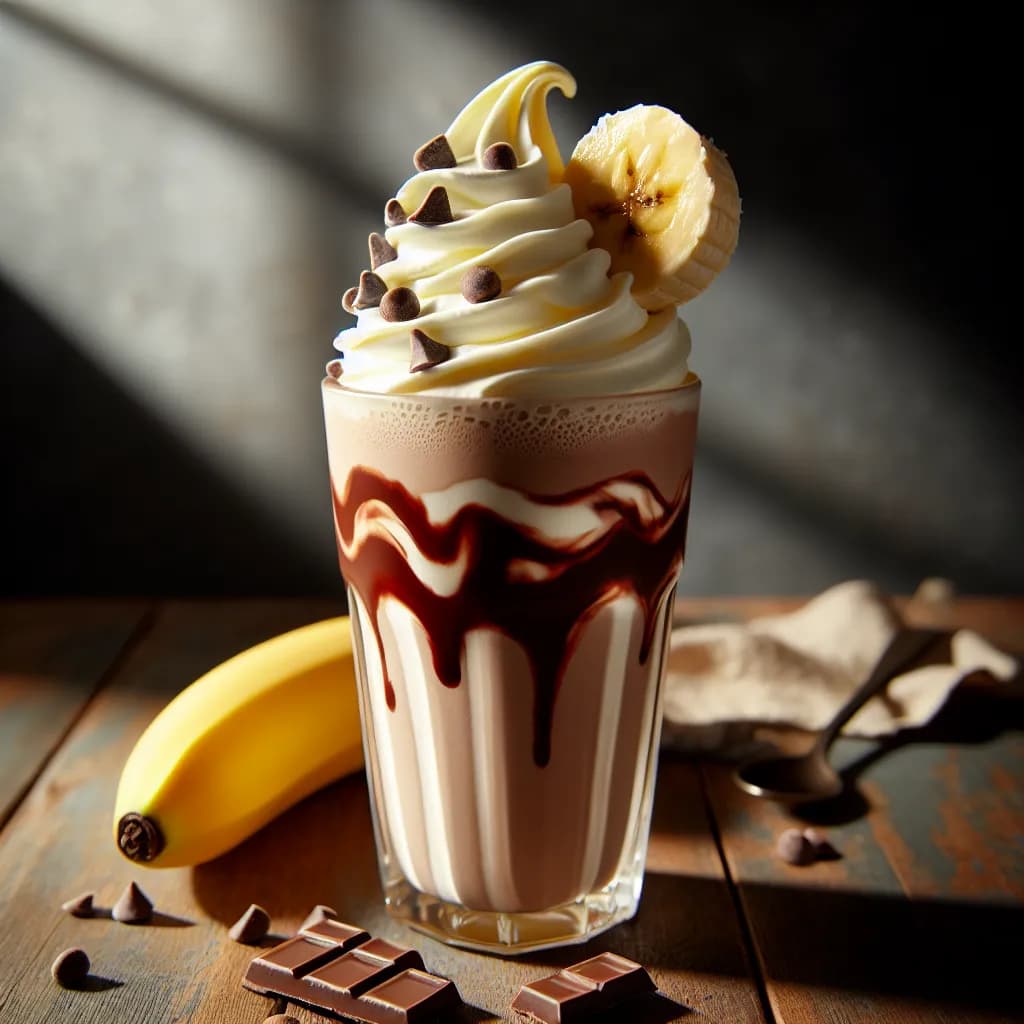 Milk Shake al Cioccolato e Banana