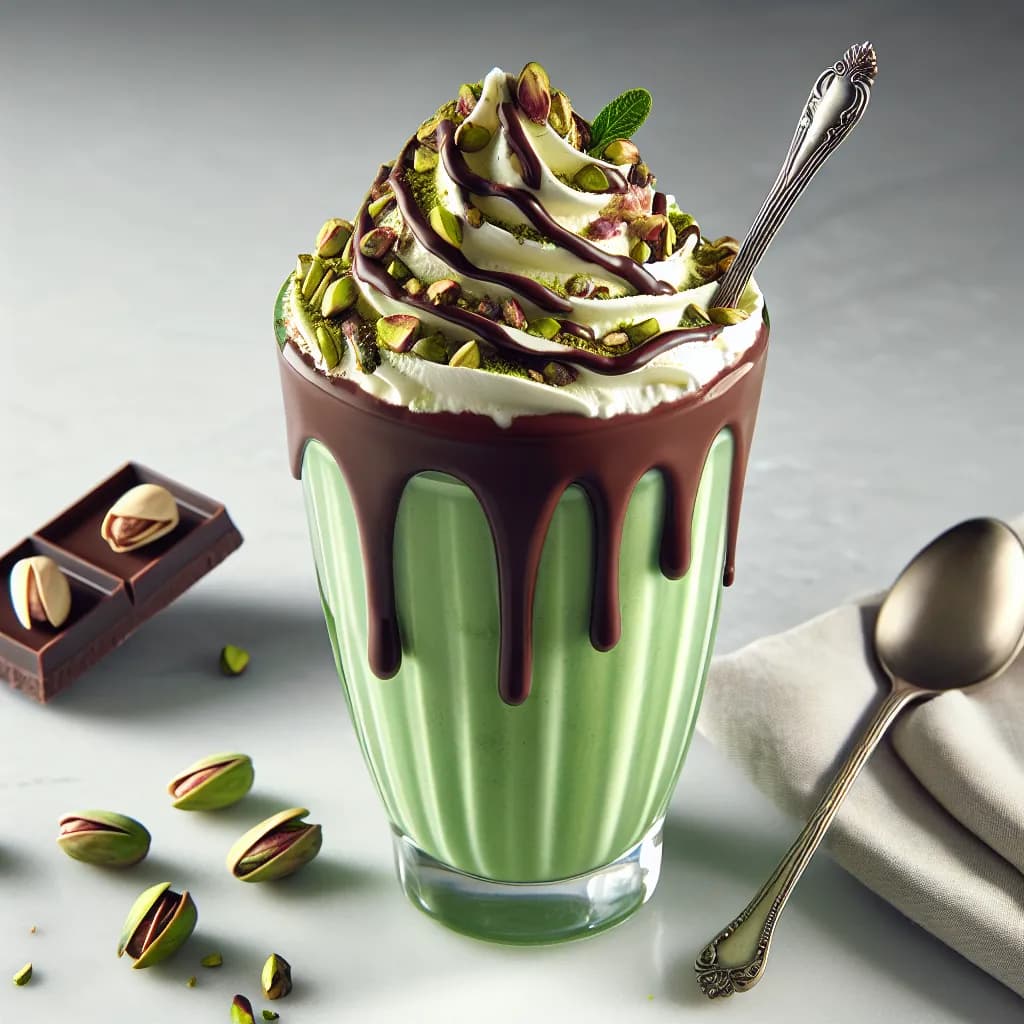 Milk Shake al Pistacchio e Cioccolato