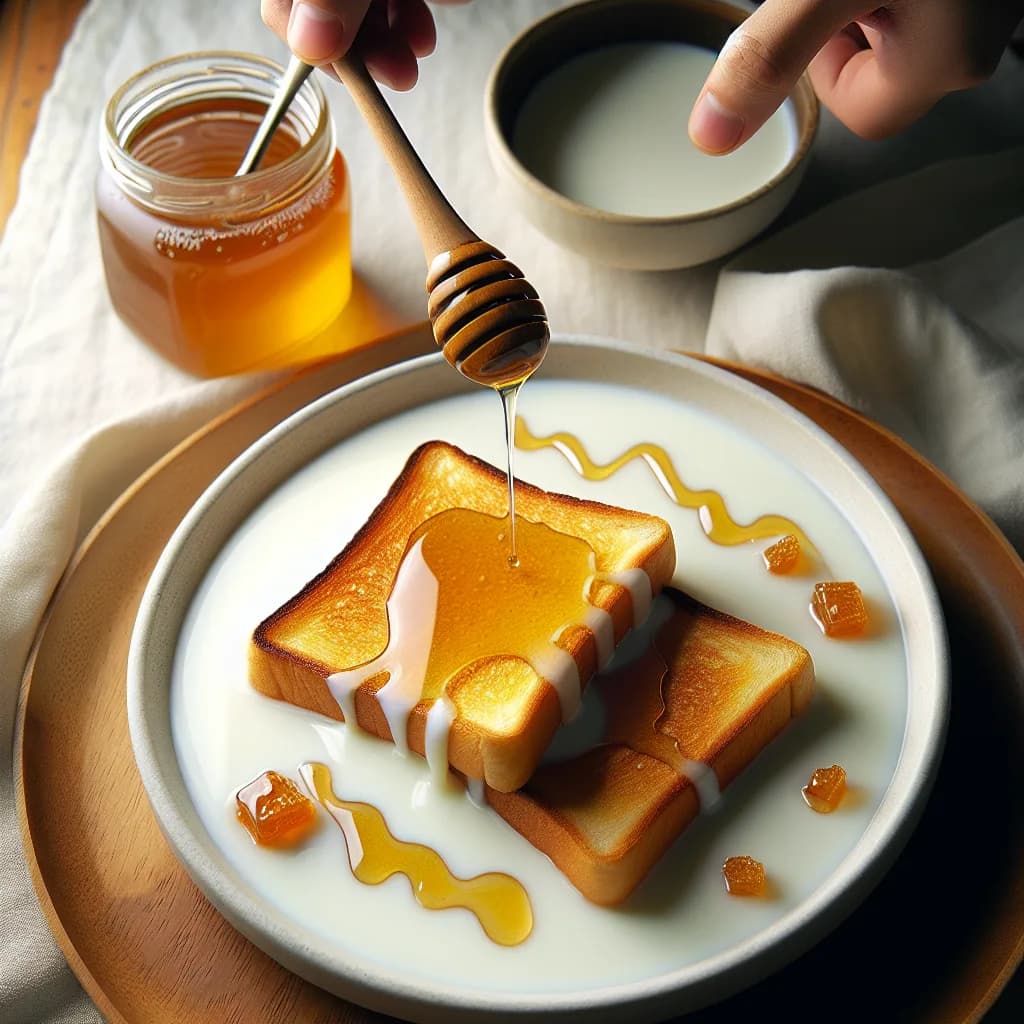 Milk Toast with Honey