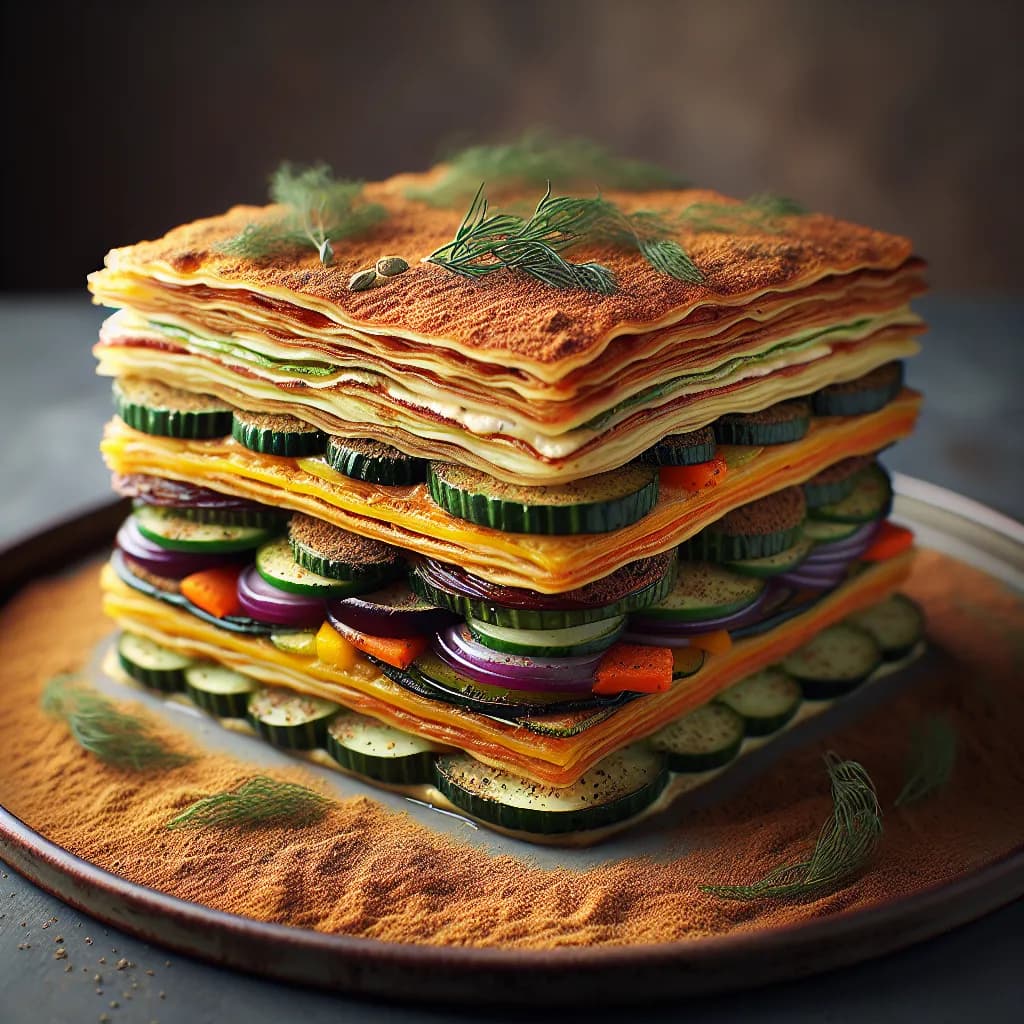 Mille-Feuille de Légumes au Cumin