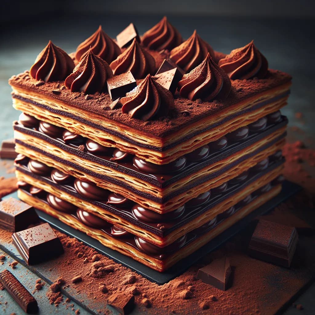 Mille-feuille au Chocolat