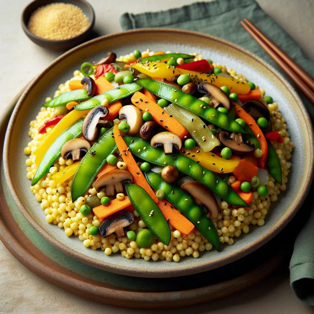 Millet and Vegetable Stir-Fry