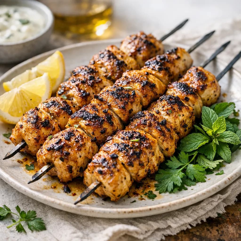 Mimi's Spiced Chicken Skewers