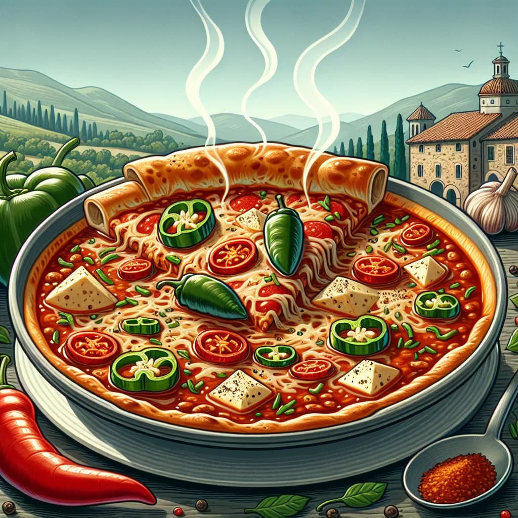 Minestra di Pizza con Peperoncino