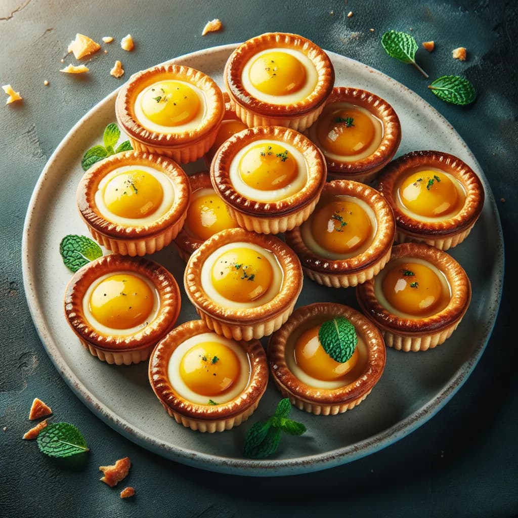 Mini Tartes aux Oeufs Classiques