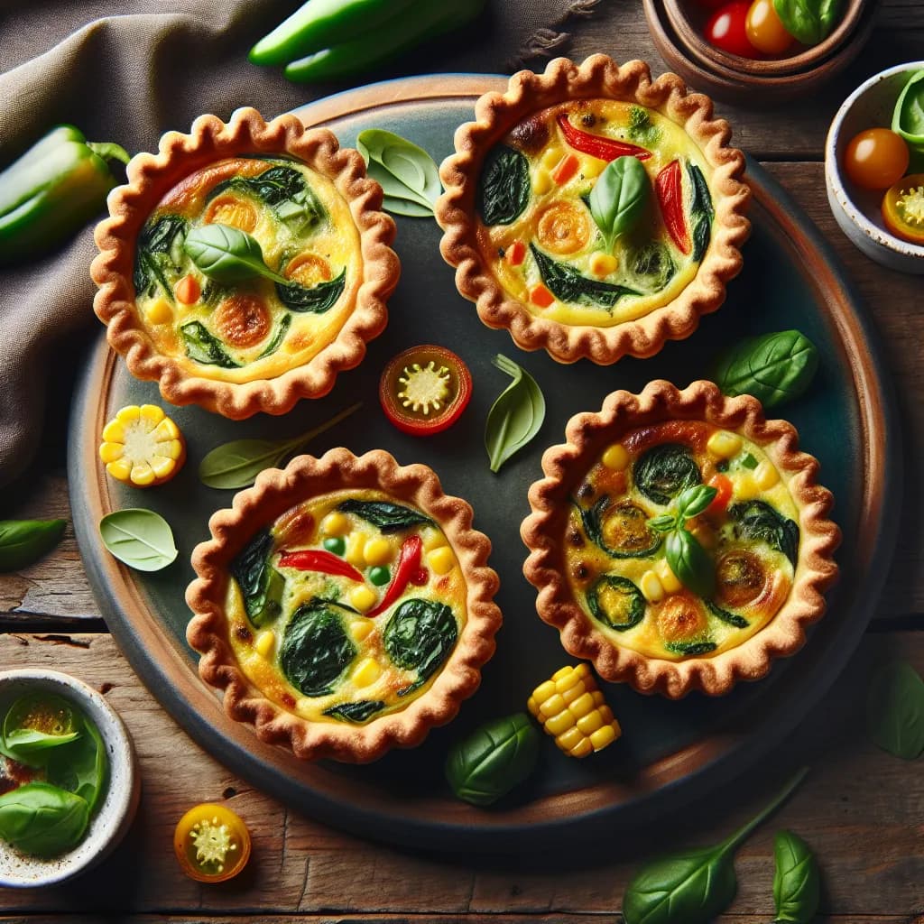Mini-Gemüse-Quiches