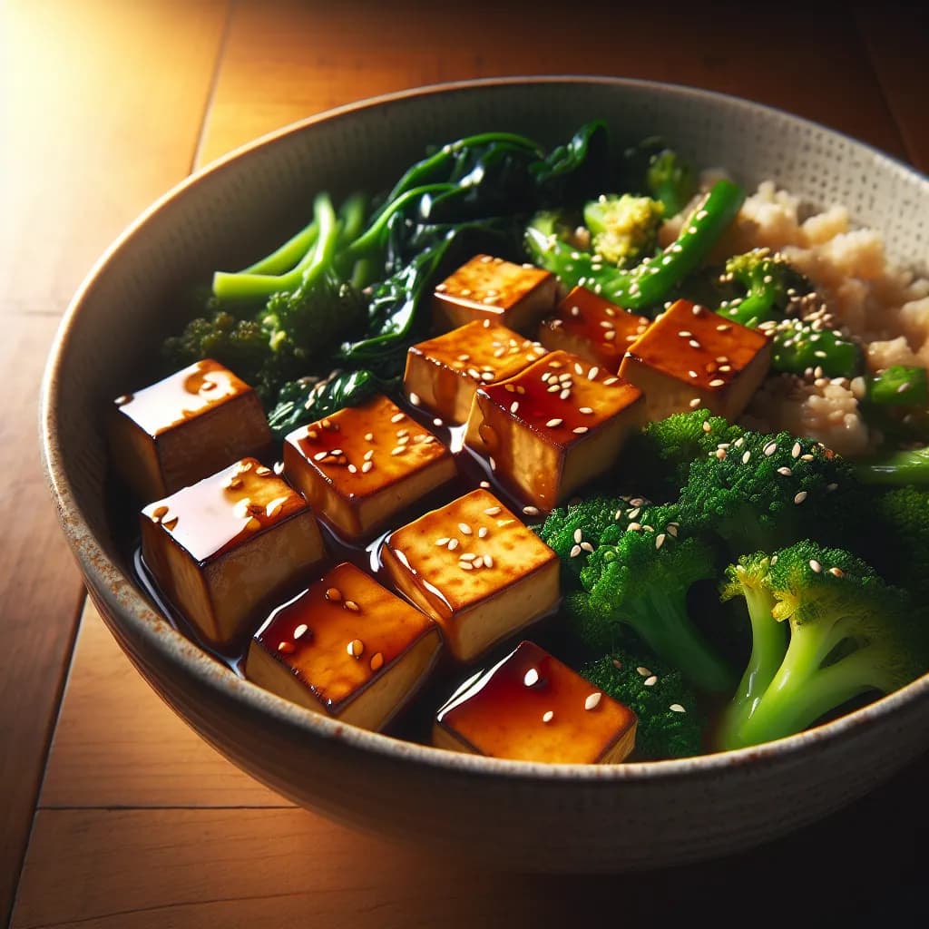 Miso Honey Tofu Bowl