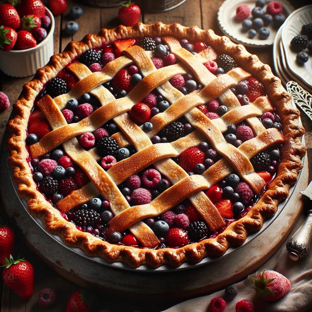 Mixed Berry Pie