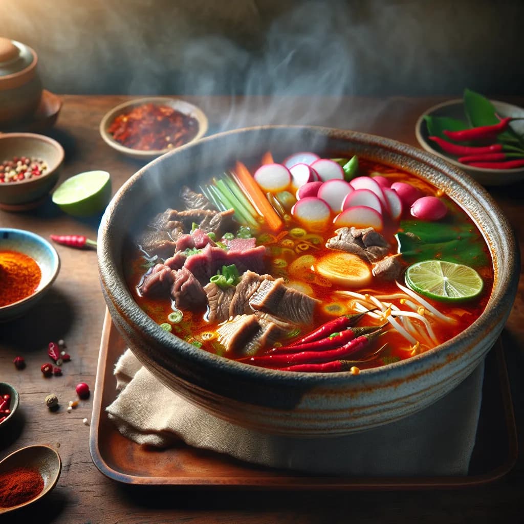 Mixed Meat Spicy Soup