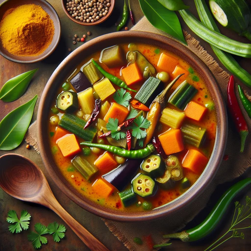 Mixed Vegetable Sambar