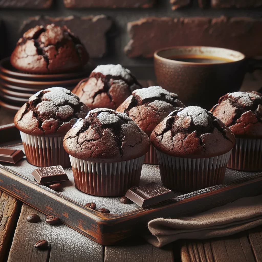 Mocha Coffee Muffins