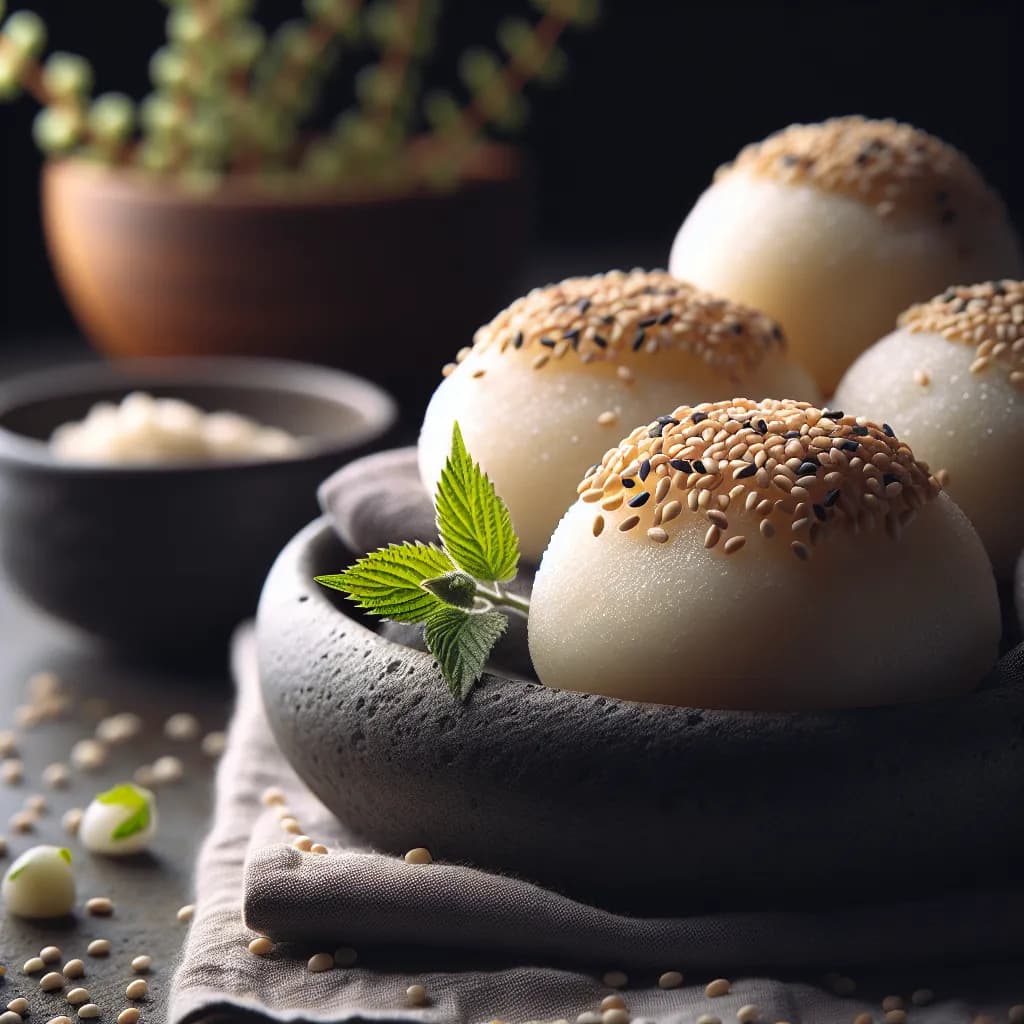 Mochi al Sesamo e Ferro