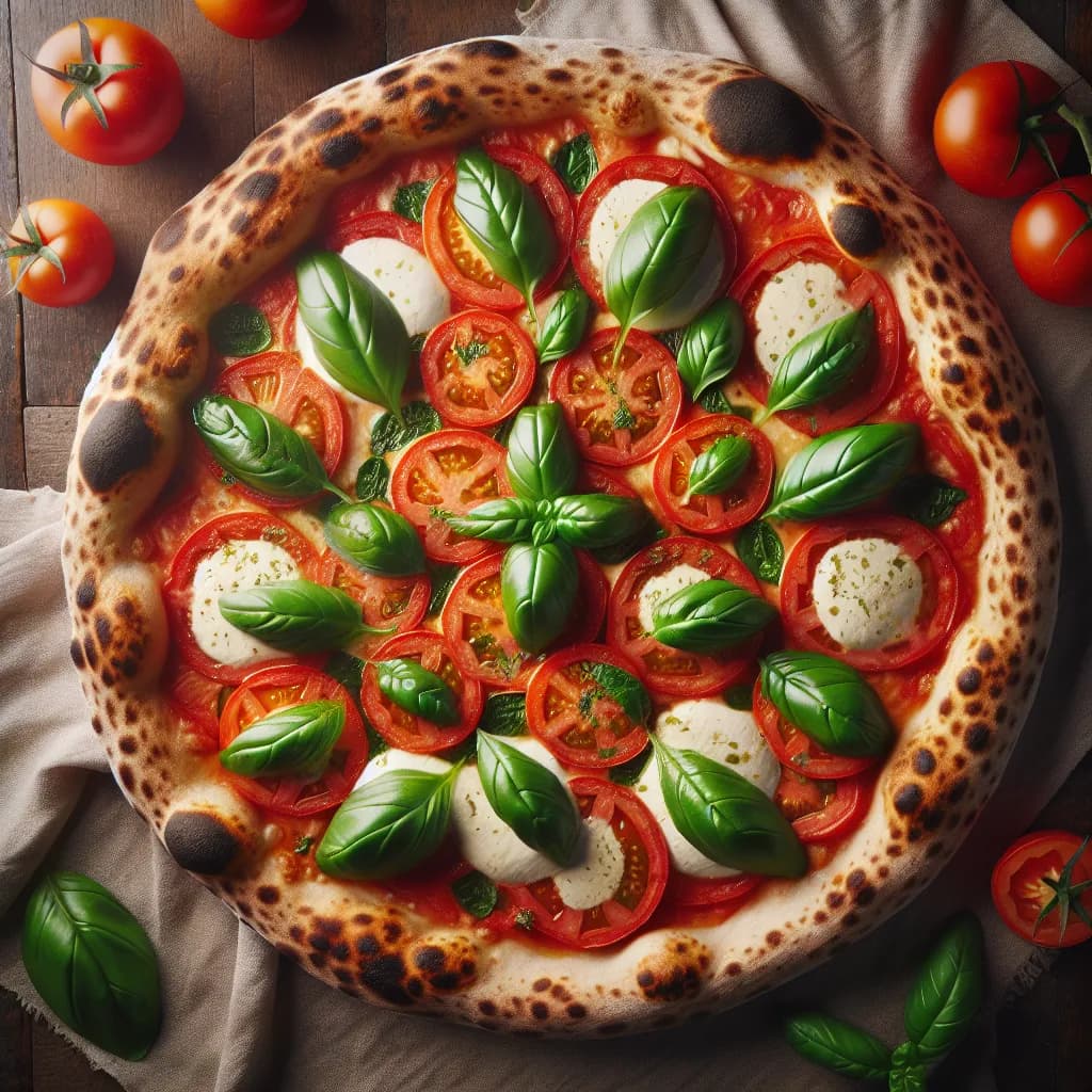 Moderne Margherita Pizza
