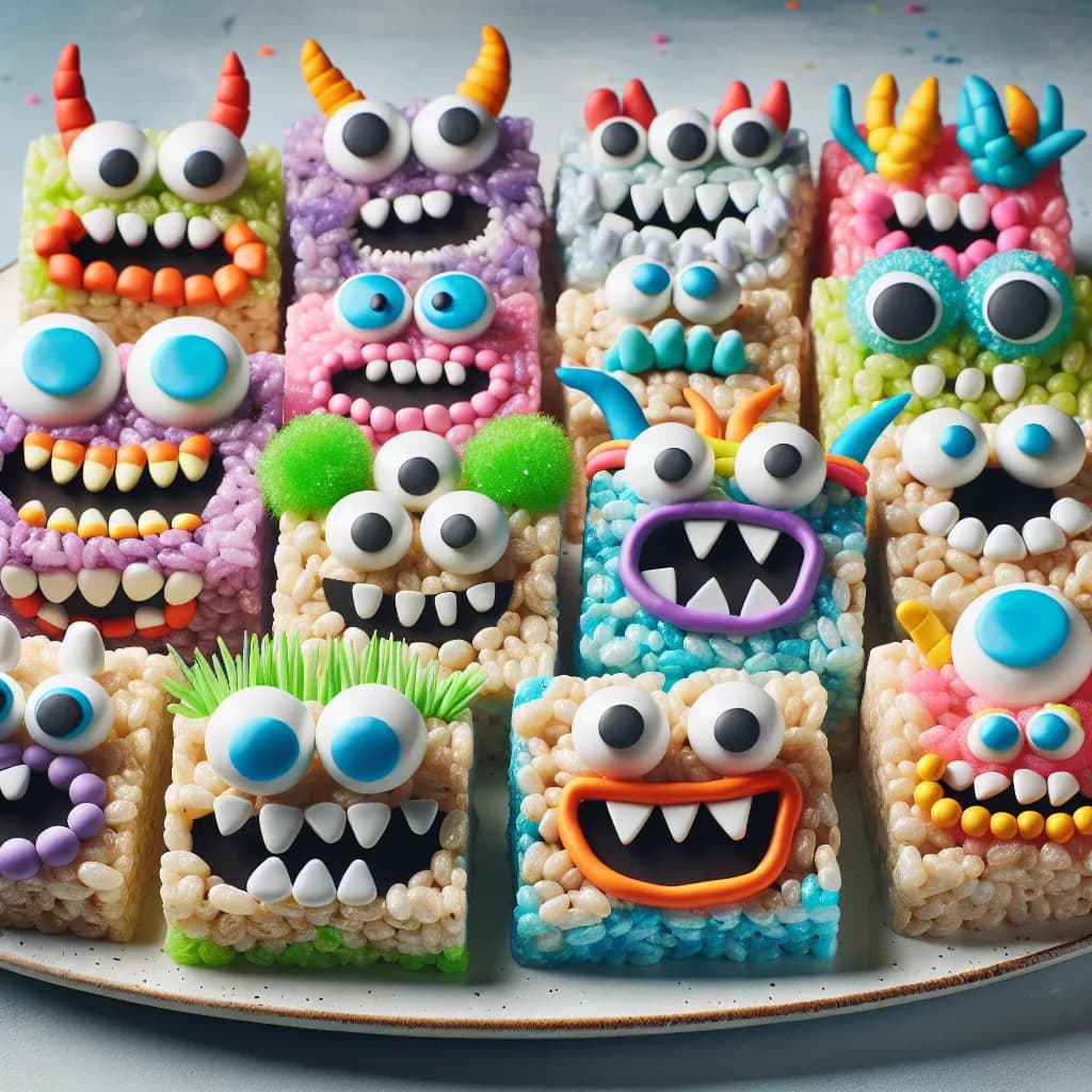 Monster Rice Krispie Treats