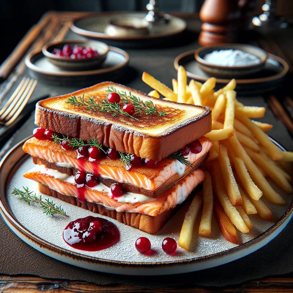 Monte Cristo Salmon Sandwich