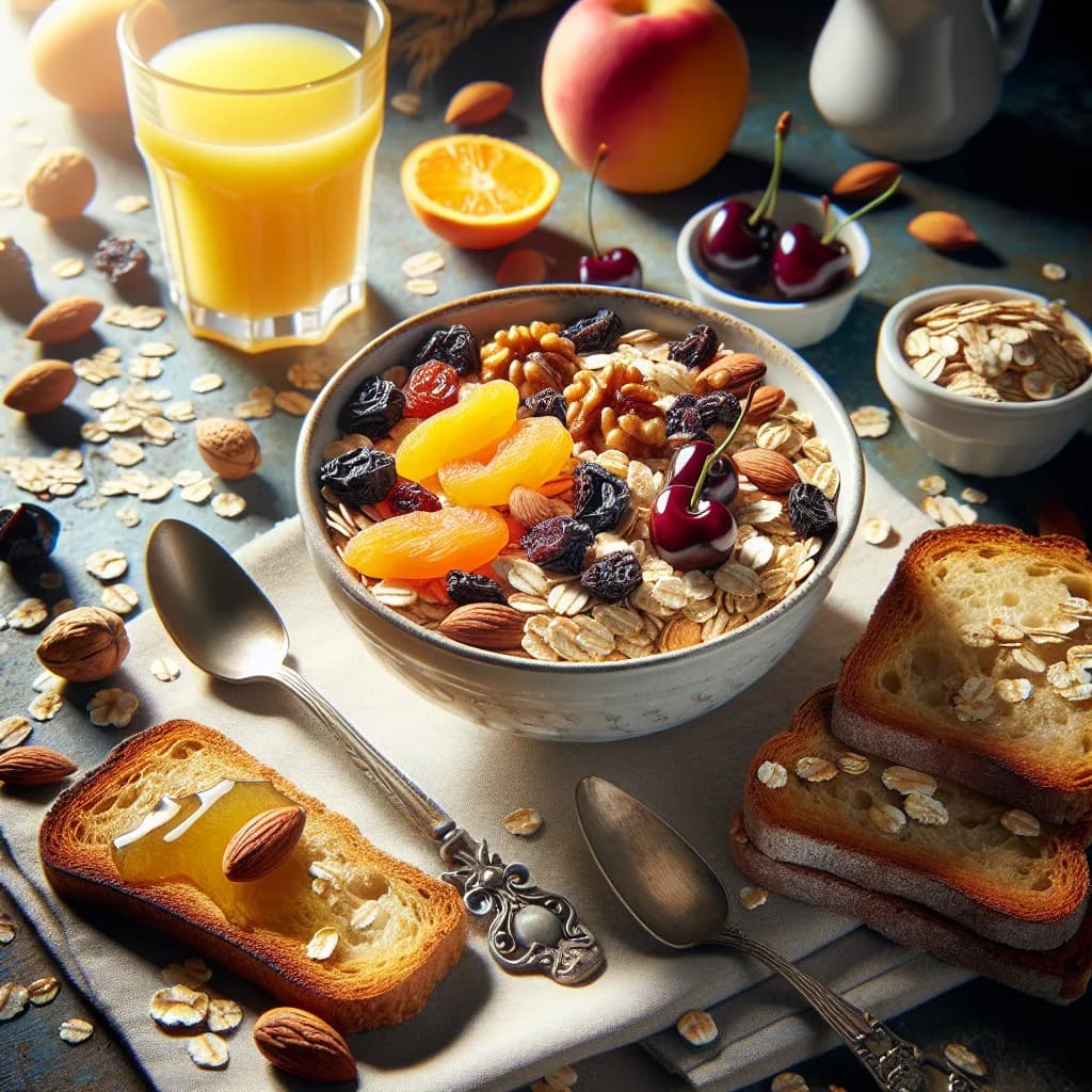 Morgendämmerung Müsli