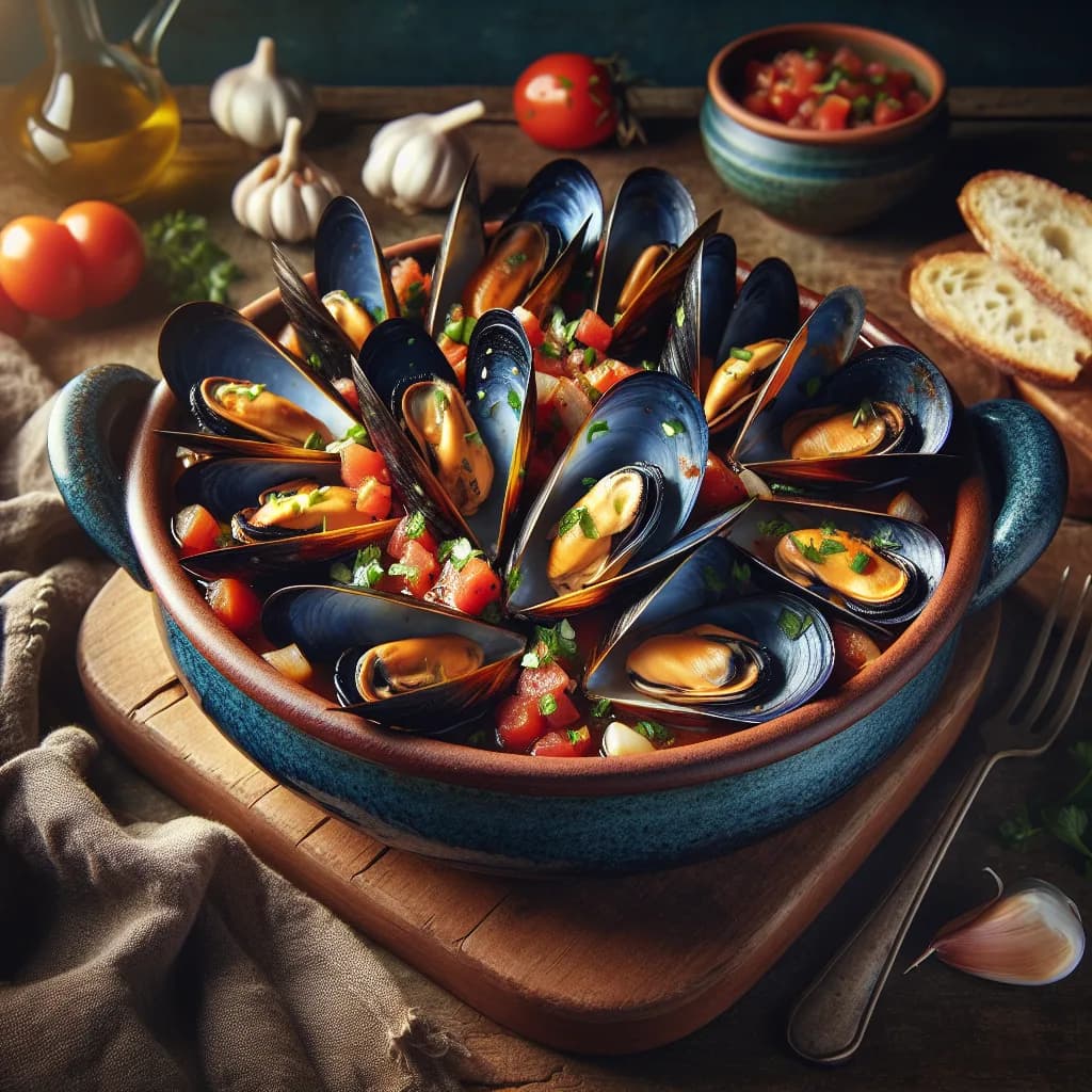 Moules à la Portugaise
