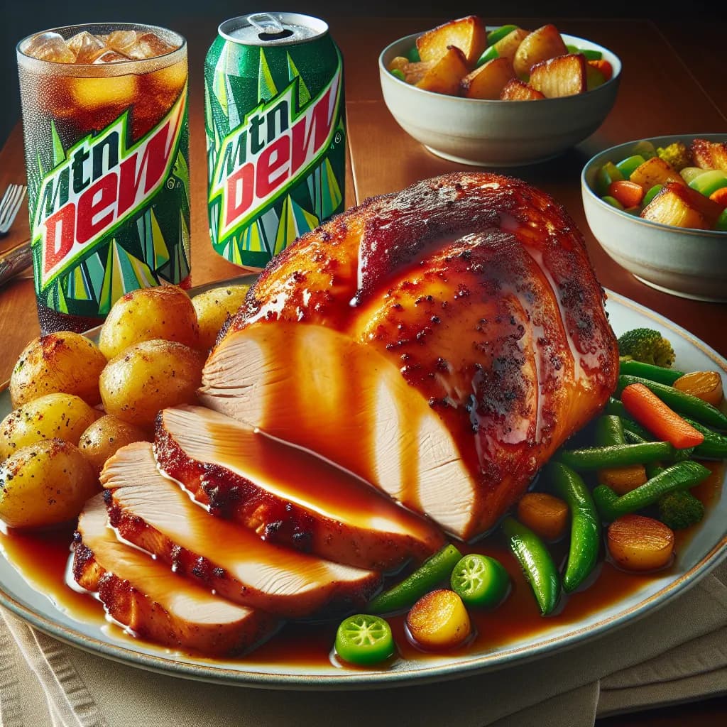 Mountain Dew Glazed Turkey Breast