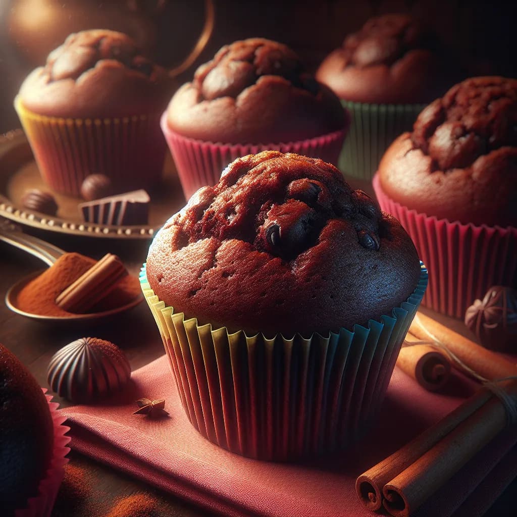 Muffin al Cacao e Cannella