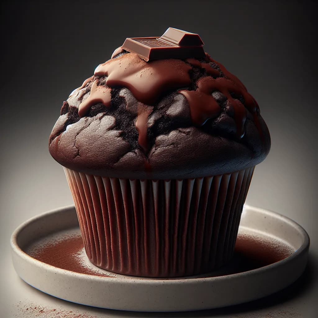 Muffin al Cacao e Vaniglia