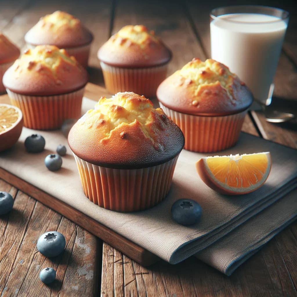 Muffin di Farina e Zucchero
