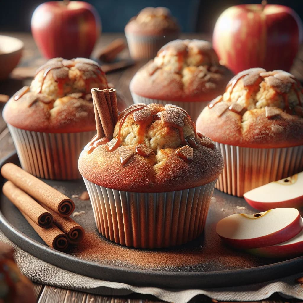 Muffins aux Pommes et Cannelle de Tante Mabel