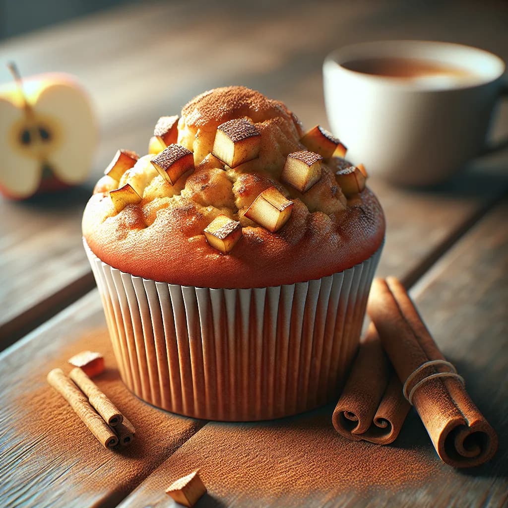 Muffins aux Pommes et Cannelle