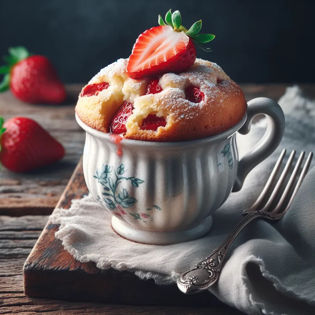 Mugcake alla Fragola