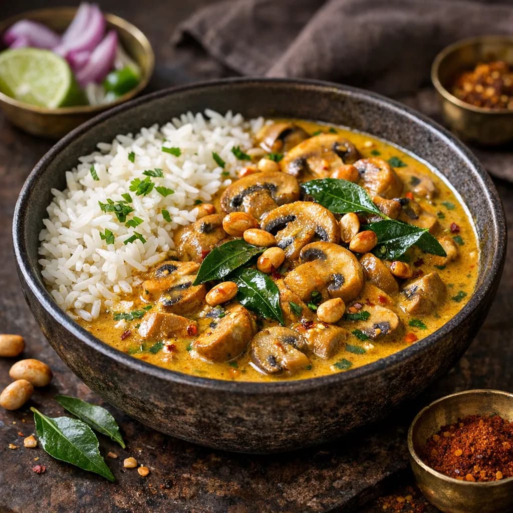 Mushroom Coconut Curry