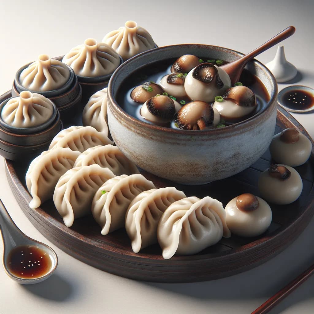 Mushroom Soup Dumplings