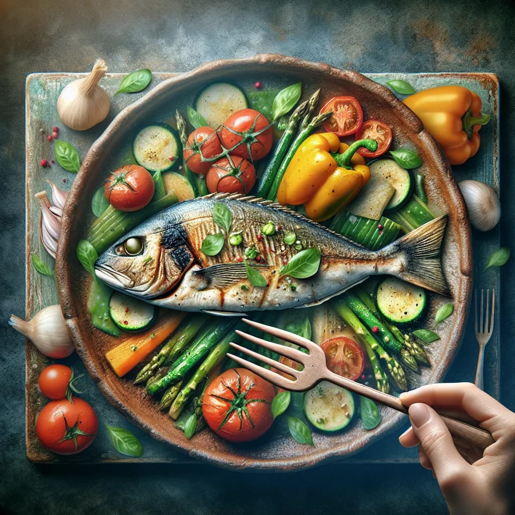 Nasello con Verdure