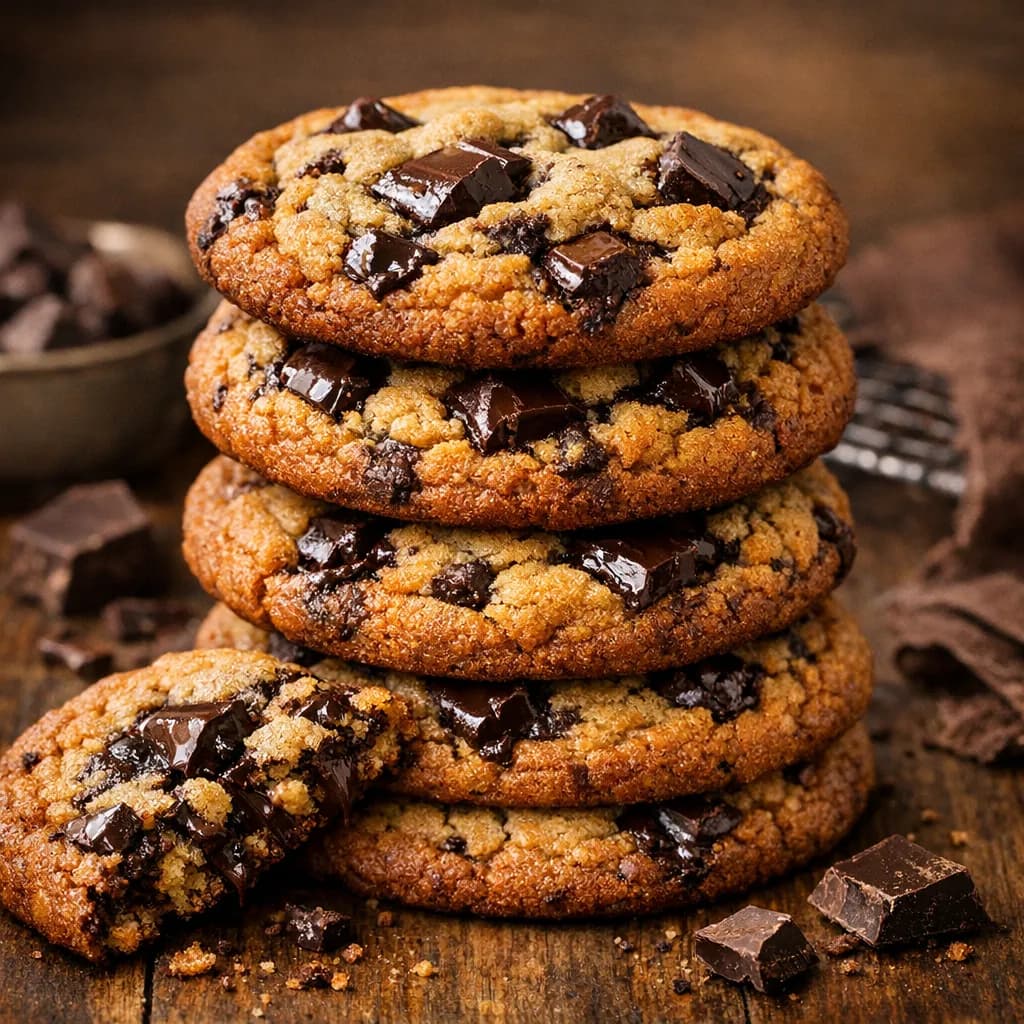 New York Dark Chocolate Chunk Cookies