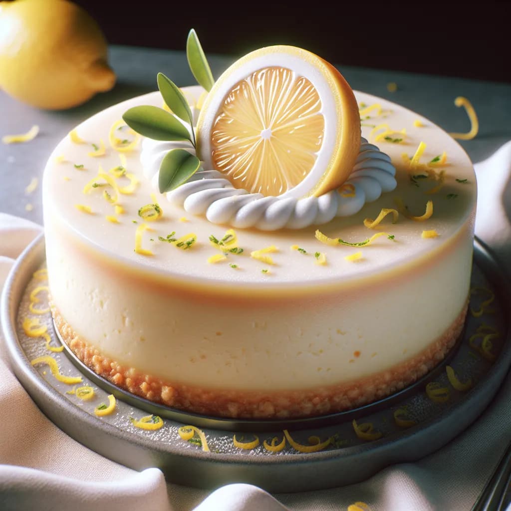 No-Bake Lemon Cheesecake
