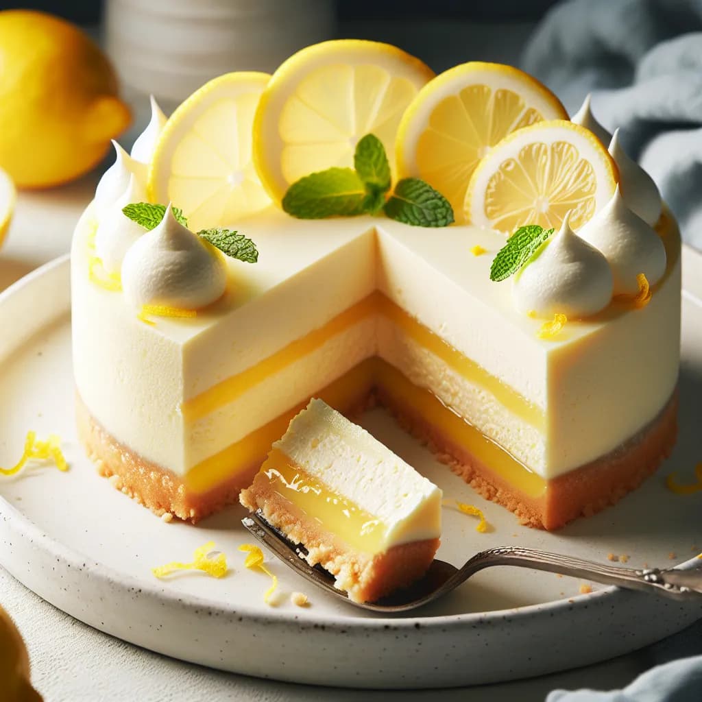 No-Bake Lemon Cheesecake