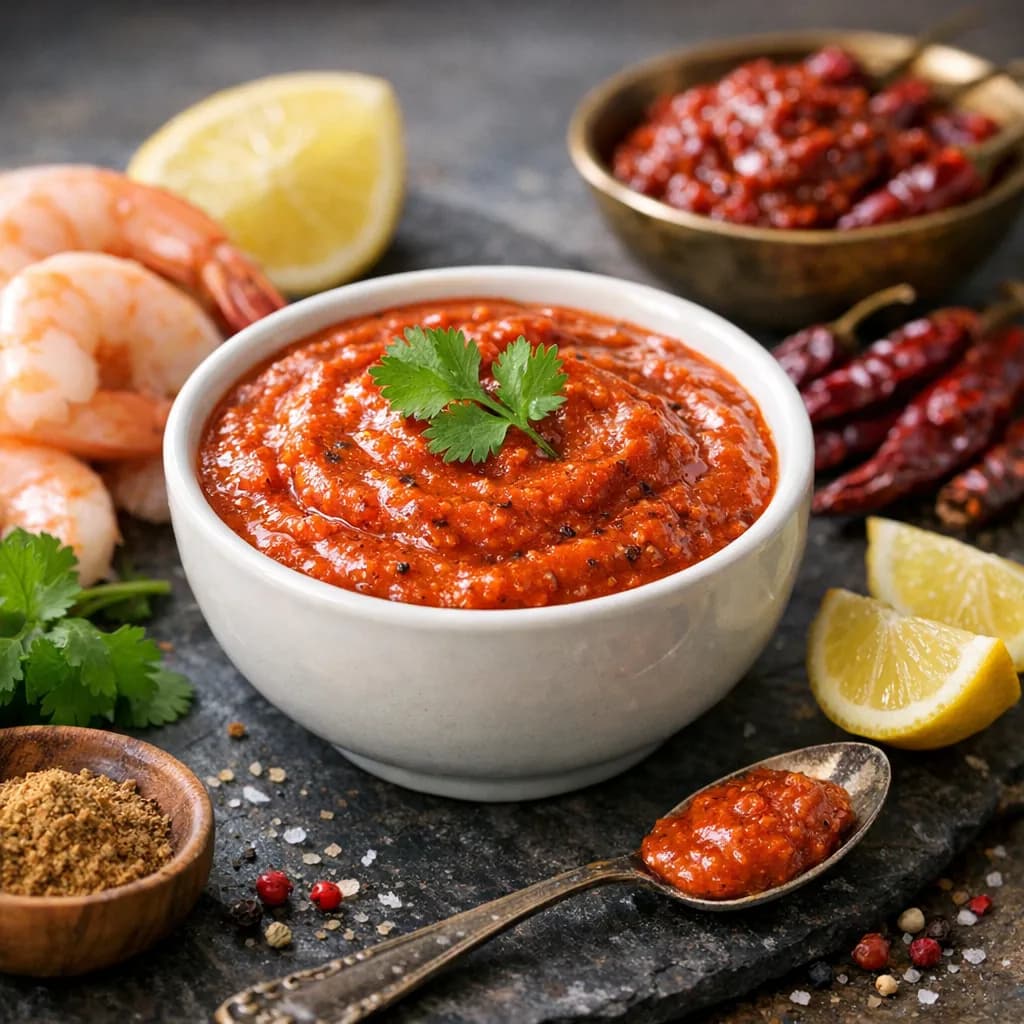 North African Harissa Cocktail Sauce