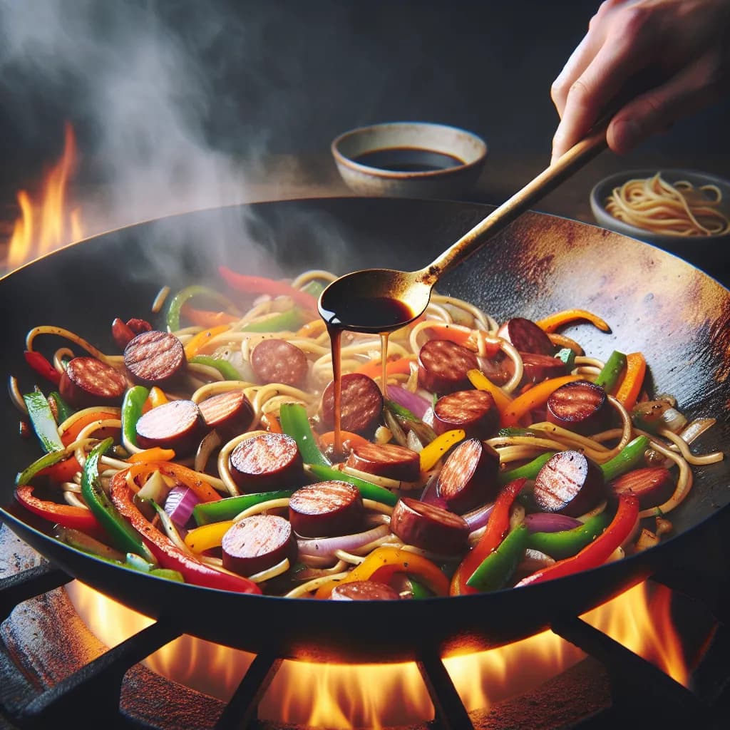 Northeastern Sausage Stir-Fry