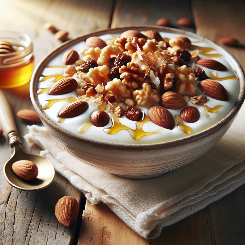 Nussige Joghurt Bowl