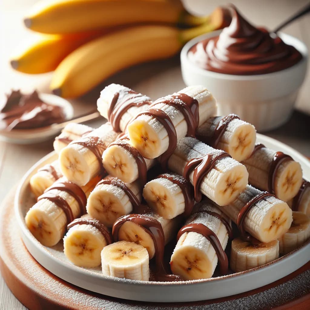 Nutella Bananen Sticks