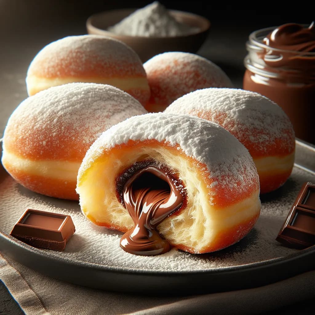 Nutella Bomboloni