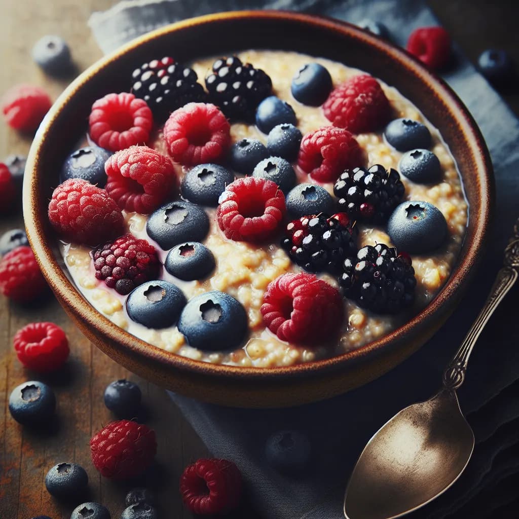 Oatmeal with Fresh Berries