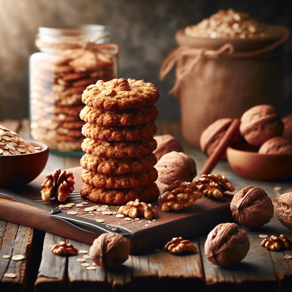 Oats and Nut Biscuits