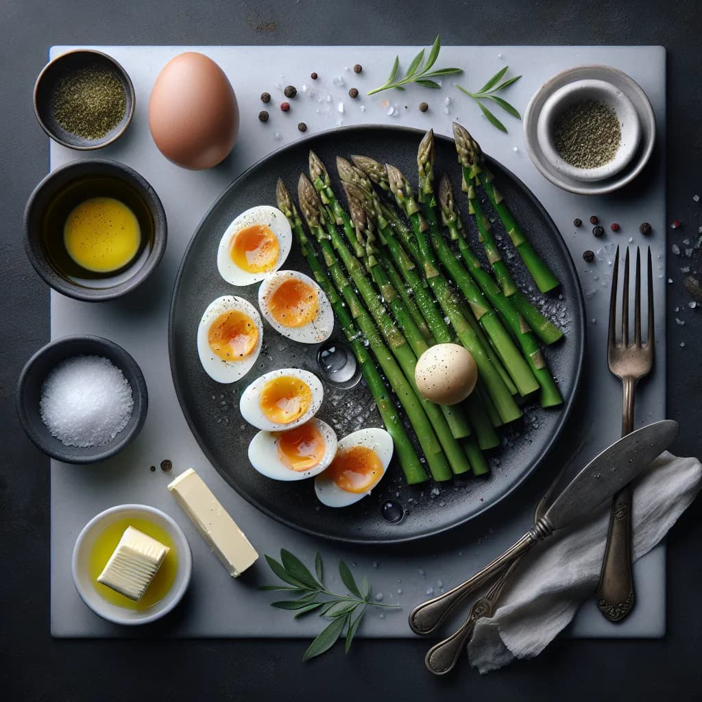 Oeufs à la Coque avec Asperges